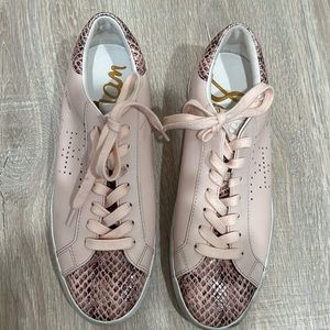 Women’s Sam Edelman Pink Sneakers, Size 7 Medium